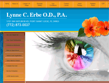 Tablet Screenshot of eyedoctorstlucie.com